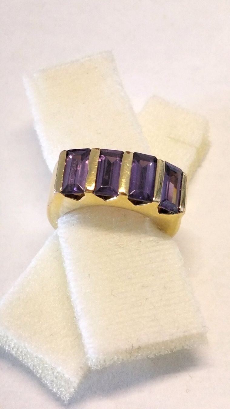 Ringe: Vergoldeter Ring mit CZ – Gebraucht aus Ittigen von amstraad 1