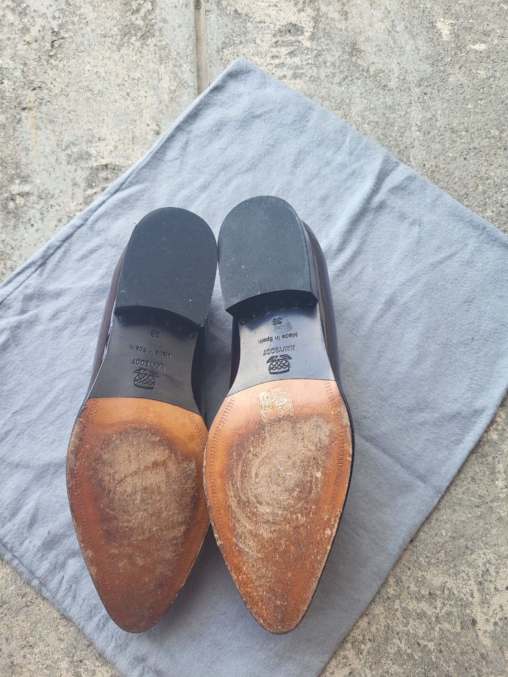 Navyboot Scarpe da donna: Weinrote Halbschuhe von Navy Boot – Usato da Münchenbuchsee venduto da muengguleo 2