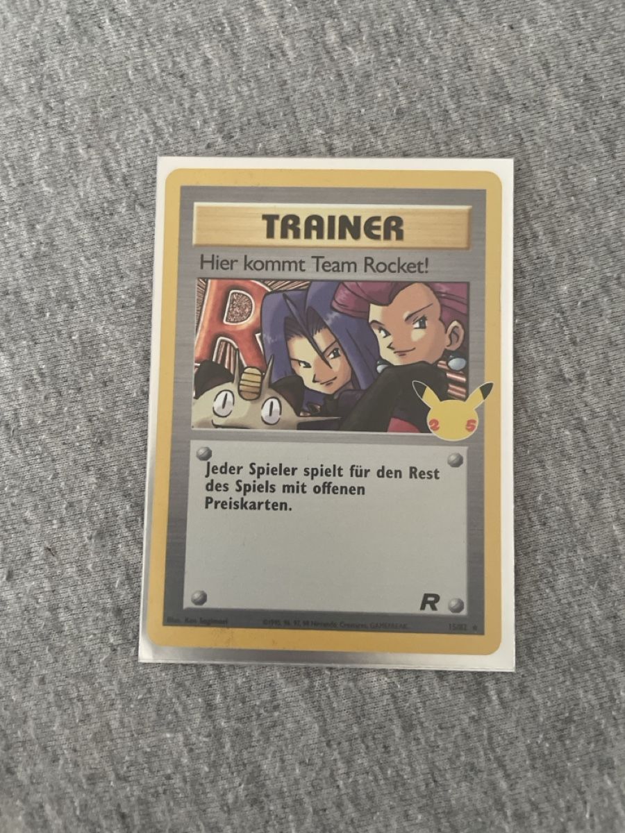 Pokémon Carte collezionabili: Hier kommt Team Rocket! Celebrations – Nuovo (secondo la descrizione) da Flawil venduto da Duft-Alchemist