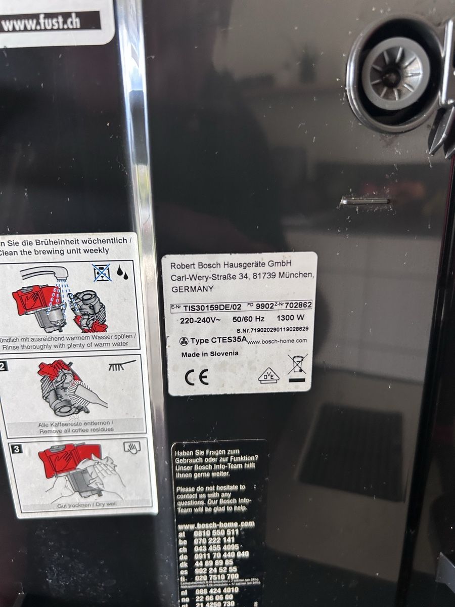 Bosch Kaffeemaschinen & Espressomaschinen: Bosch Kaffeevollautomat VeroCup 100  – Defekt aus Steffisburg von Jaenu.93 2