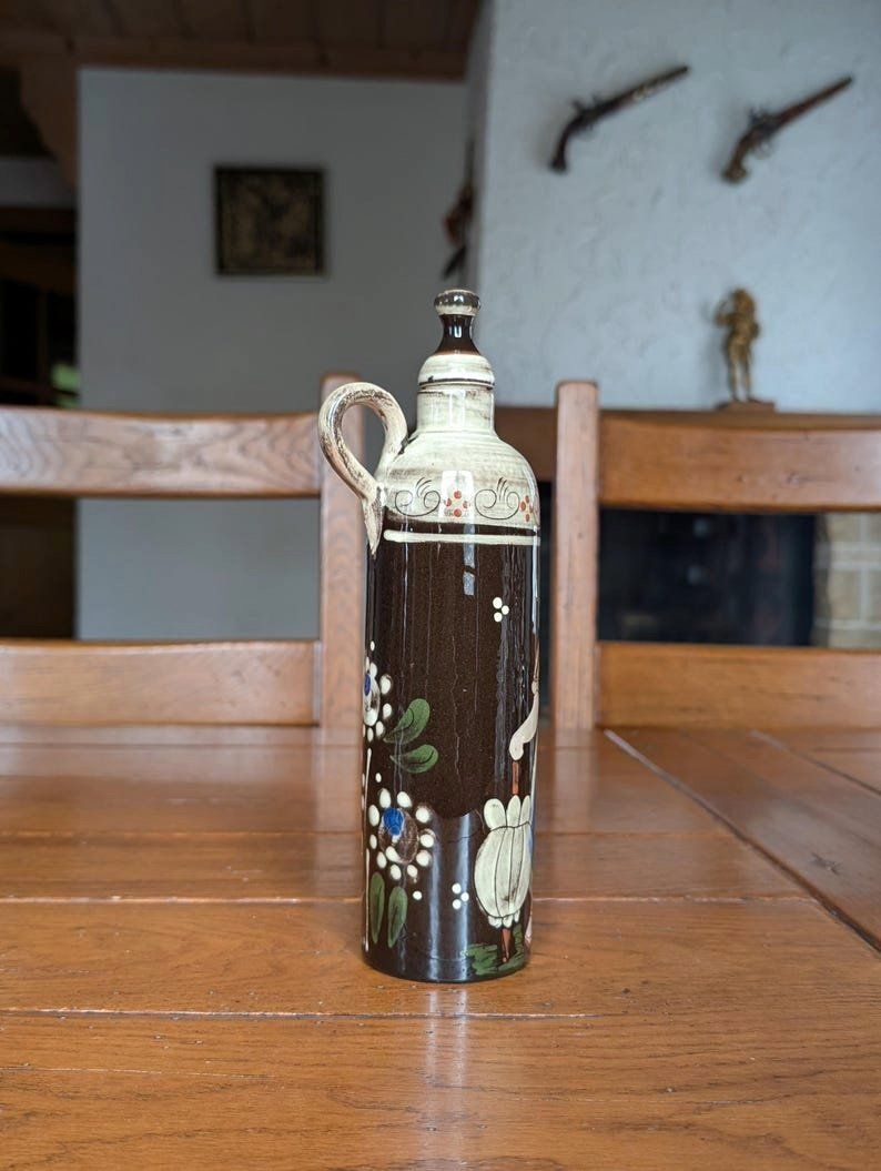 Altro: Kohler Biel Dekorative Keramikflasche, Handbemalt – Usato da Bützberg venduto da SchweizerFund 1