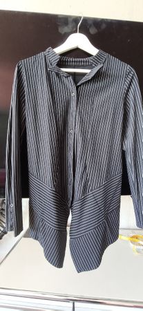 zeitlos by luana Blazer M blau-weiss gestreift, Kofferkleid