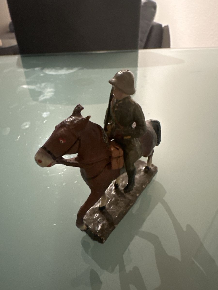Figurines: Elastolin Reiter Figur Soldat auf Pferd – D'occasion à Dulliken par Zuchu 1