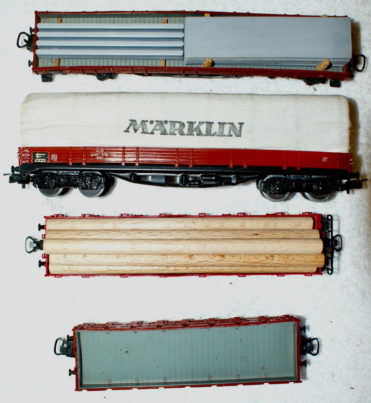 Märklin Modellini di ferrovie: Lot de 4 wagons Marklin – Usato da Morrens VD venduto da alain50