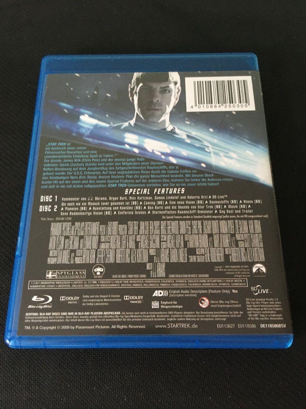 Tous les DVDs: Star Trek [Blu-ray] – D'occasion à St.Gallen par MedienJoe 1