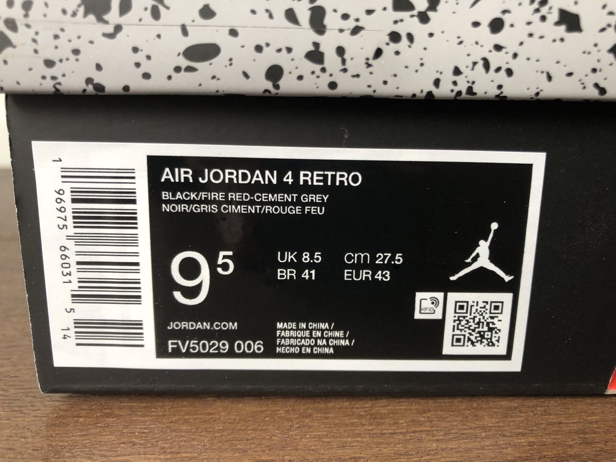 Jordan Scarpe da uomo: Air Jordan 4 Bred Reimagined EU43 – Nuovo e nell'imballaggio originale da Baar venduto da tortuga72 3
