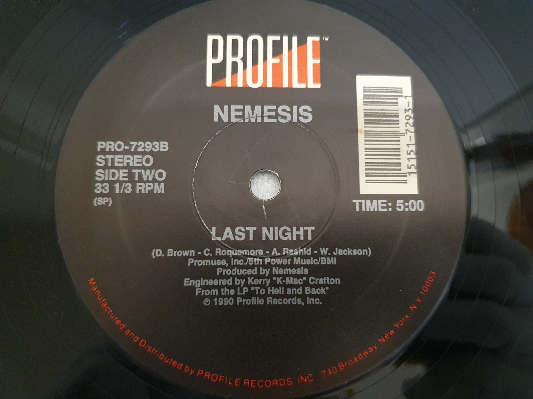 Dischi in vinile: Nemesis – Pusherman / Last Night – Usato da Uster venduto da Vinyl-Leidenschaft 4