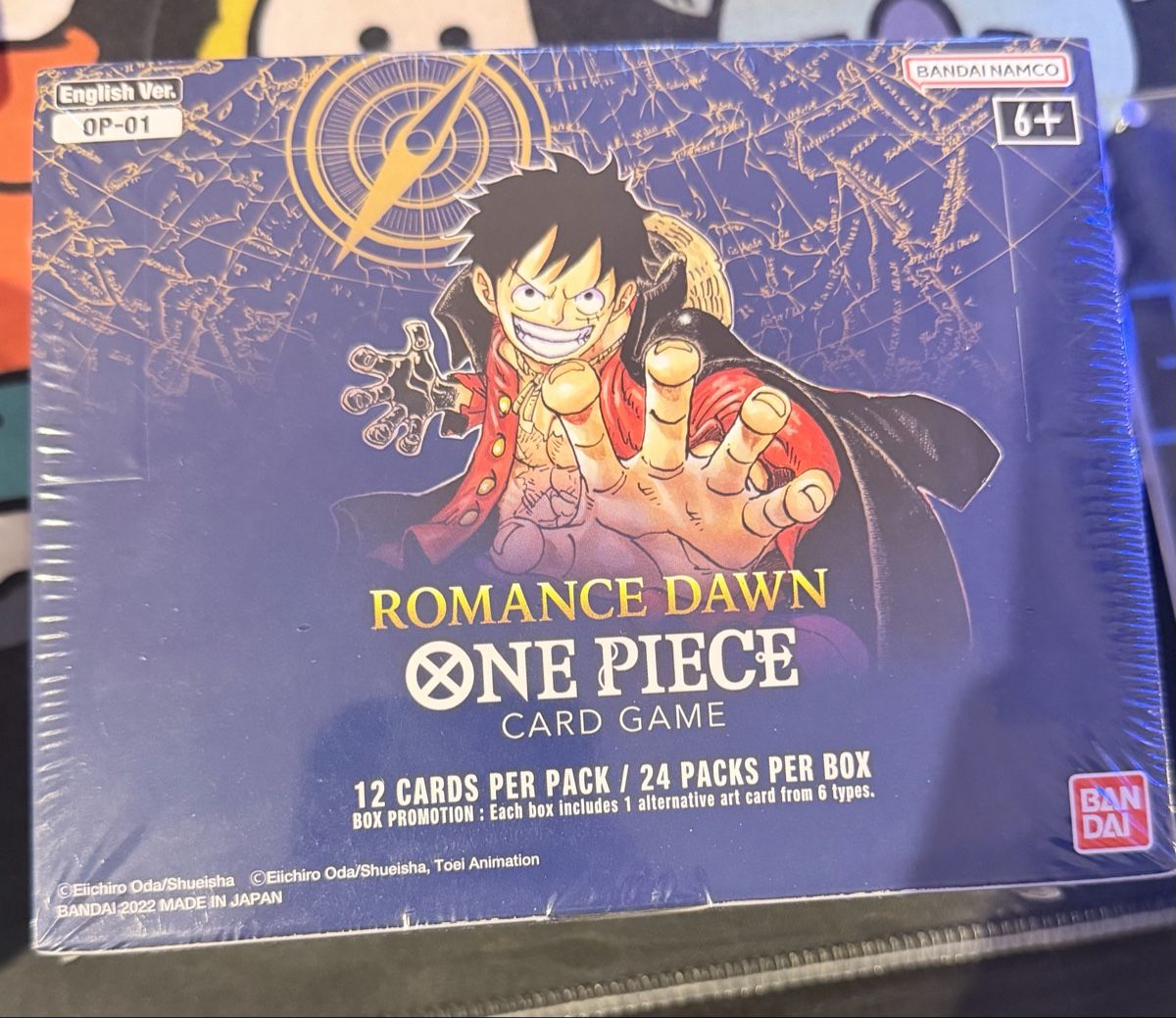 Giochi: One Piece OP01 Romance Dawn White Bottom Display – Nuovo e nell'imballaggio originale da Zürich venduto da Mei88