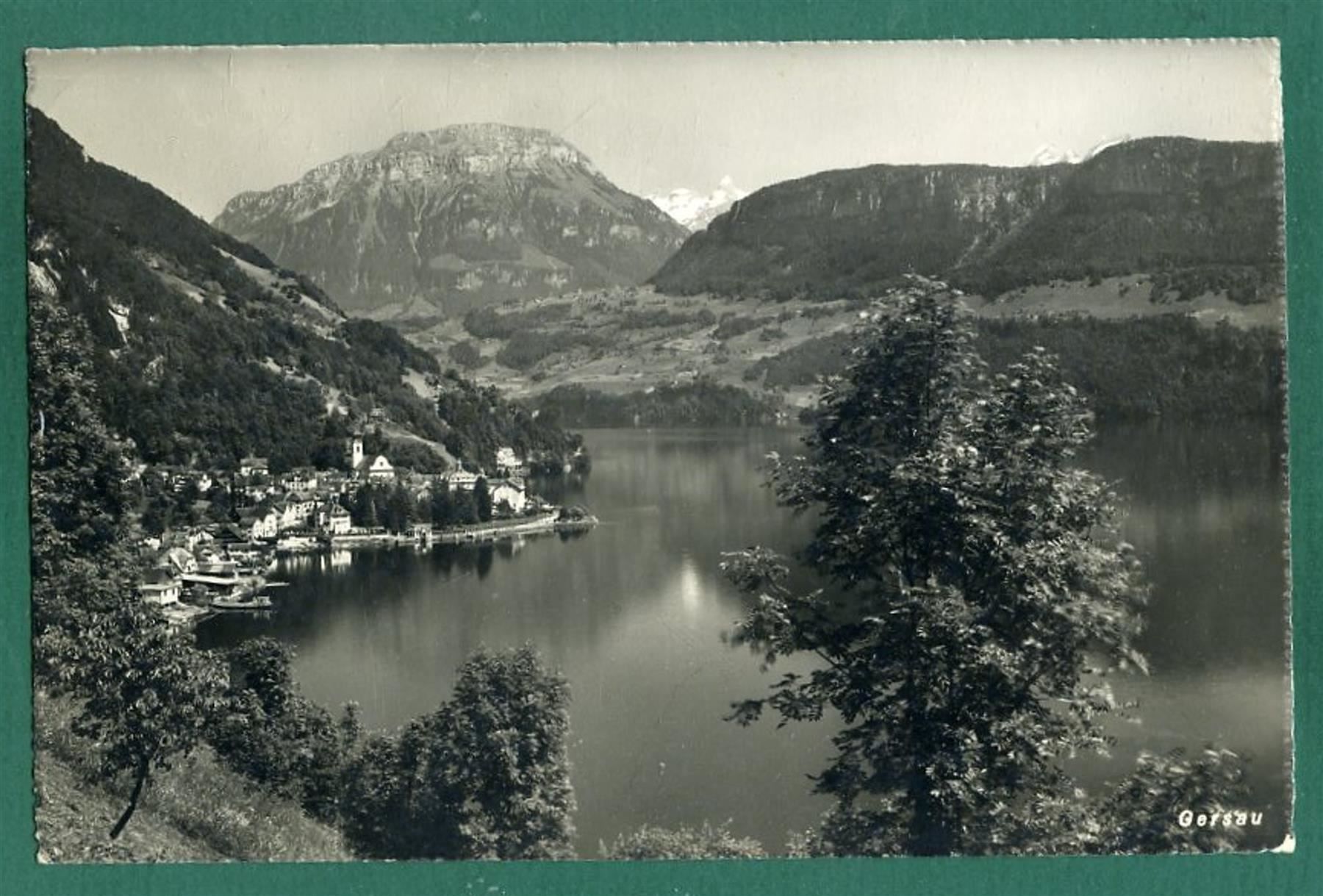 Cartoline postali: Gersau, 1947, gelaufen – Usato da Sargans venduto da Hausi1951