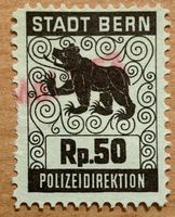 Fiskalmarke Stadt Bern Polizeidirektion