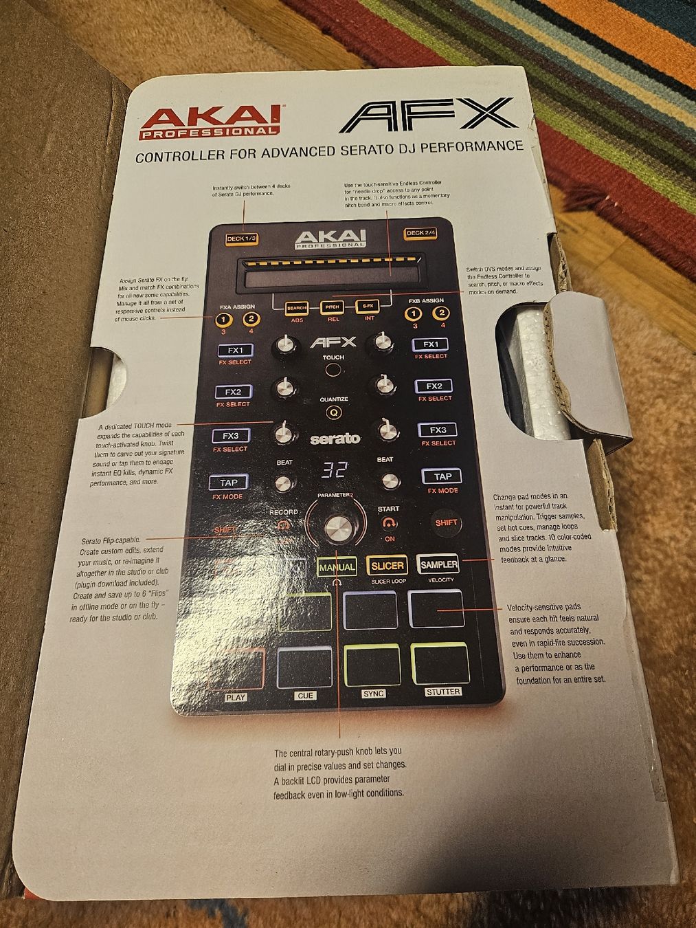 Akai Console di mixaggio: AKAI AFX Controller Serato DJ Performance – Usato da Schalunen venduto da danschaerer 1