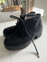 Schwarze Victoria Plateau Stiefel Gr. 39 - Top Zustand!