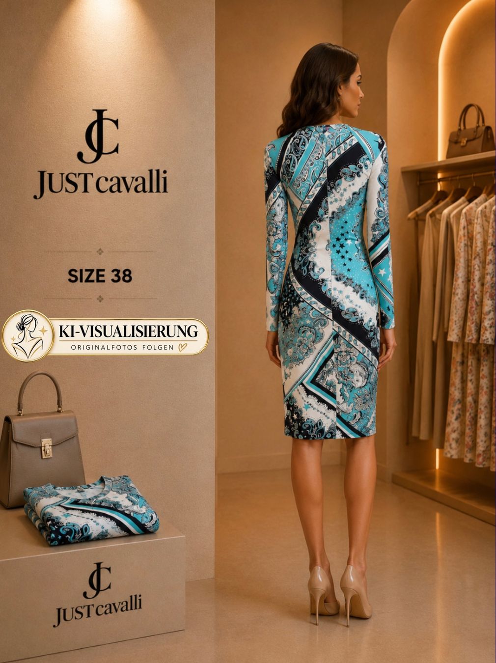 Roberto Cavalli Kleider: Just Cavalli Kleid, Grösse 38 – Neu (gemäss Beschreibung) aus Fällanden von ekaterinatheissl 1