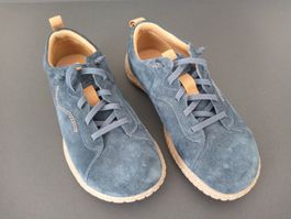 Josef Seibel Damenschuh Indigo Leder Grösse 37 ungetragen