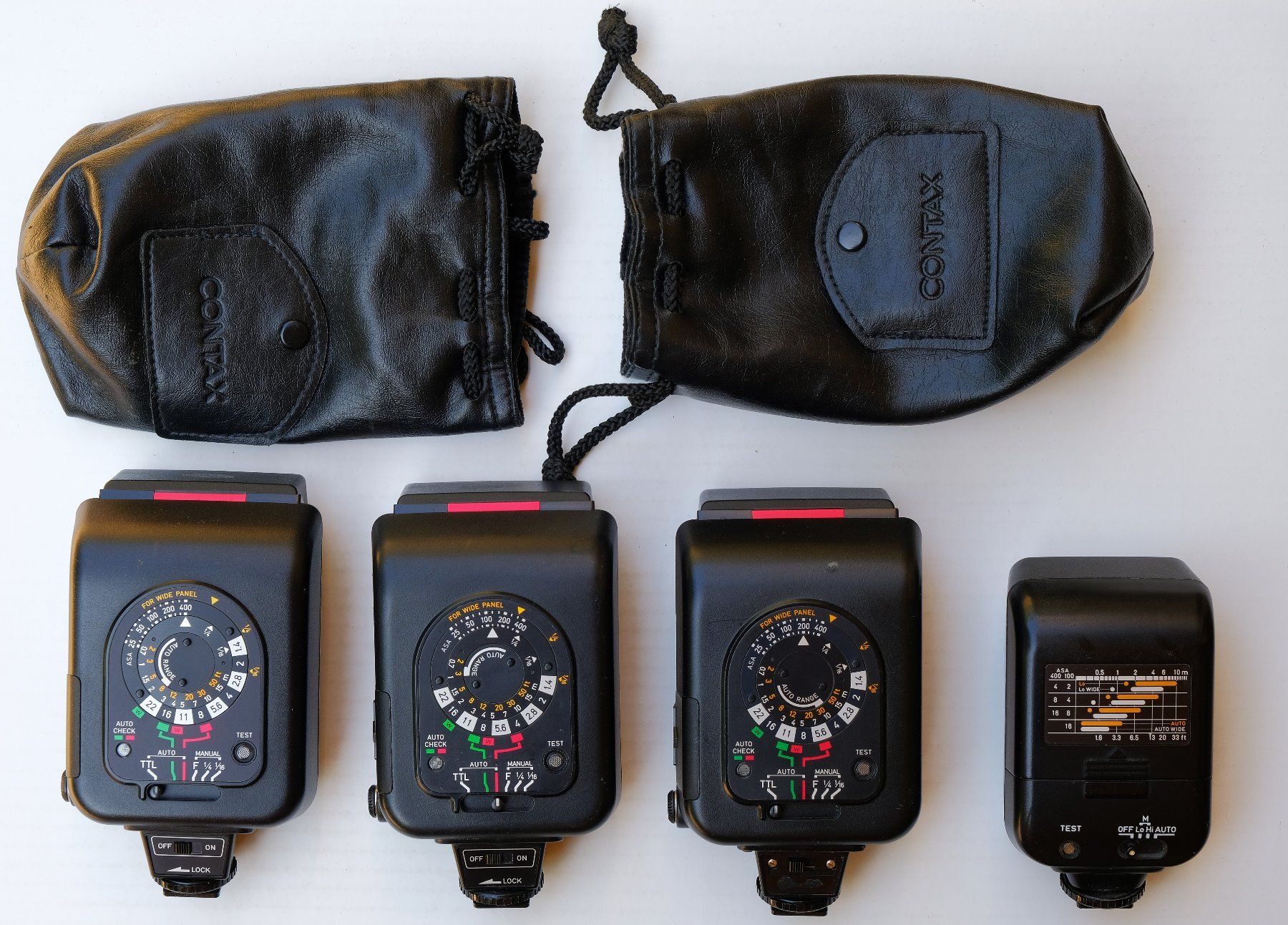 Contax Blitze: Lot de 4 flashs Contax vintage et câbles – Gebraucht aus Petit-Lancy von sashokv36 1