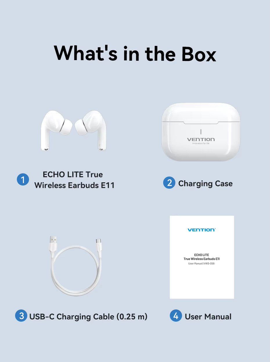 Cuffie: ECHO LITE E11 Bluetooth 5.4 Kopfhörer – True Wireless | HiFi – Nuovo e nell'imballaggio originale da Winterthur venduto da SwissTechStore 8