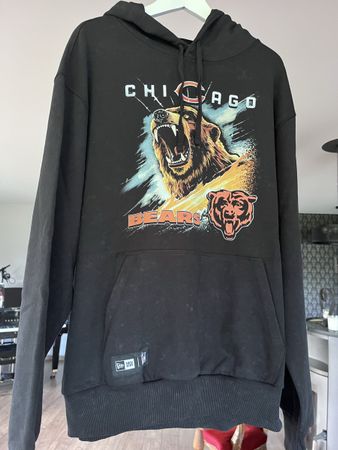 Sweat à capuche Chicago Bears NFL New Era, taille L, idéal a