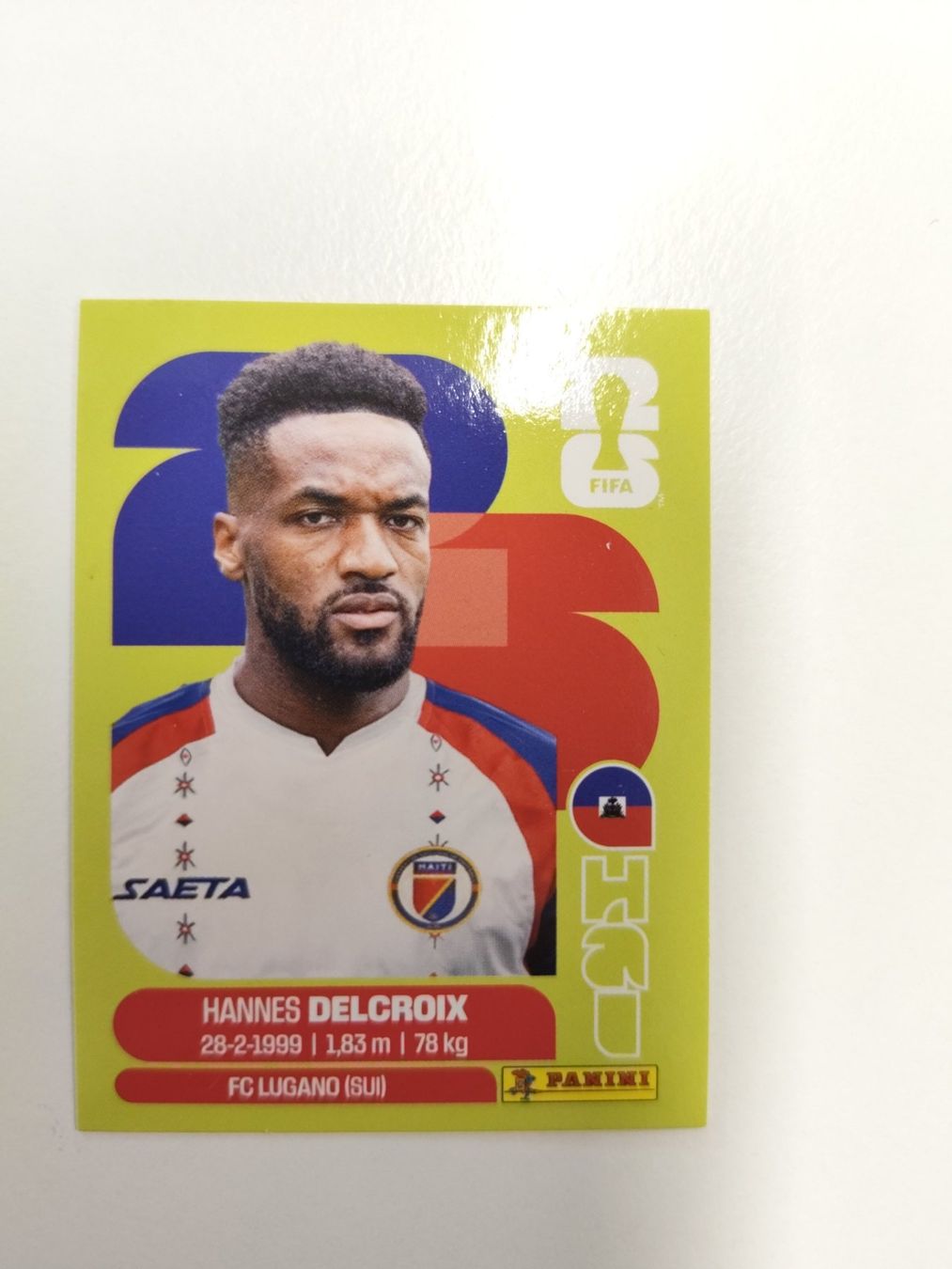 Panini Carte collezionabili: Panini WM 2026, HAI 9, Delcroix – Usato da Aarburg venduto da gloeckgloeck