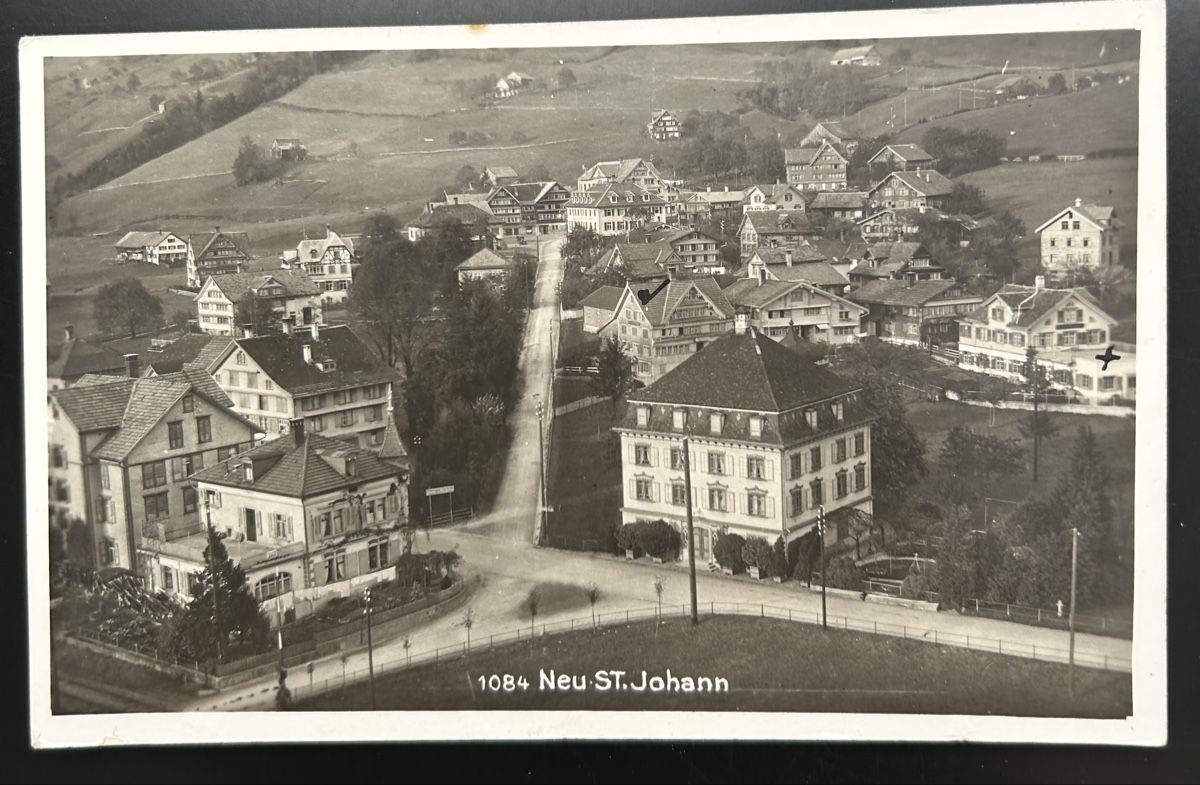 Cartoline postali: Fotokarte Neu St.Johann  – Usato da Horw venduto da Tellbub