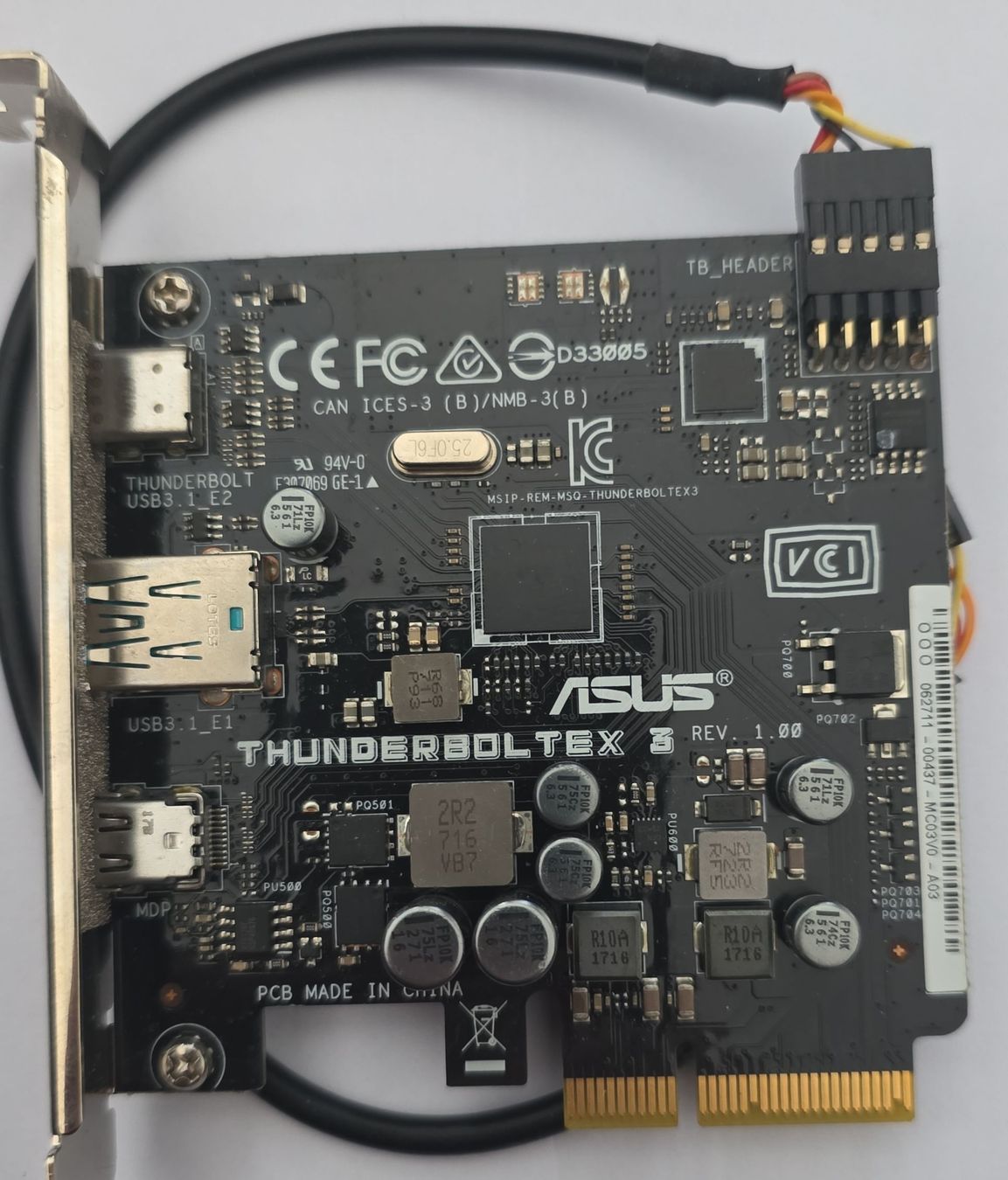 Asus Componenti elettronici: ASUS ThunderboltEX 3 - High-Speed Connectivity Upgrade – Usato da Lugano venduto da DanyalCH
