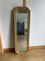 Grosser Wandspiegel mit Goldrahmen, Vintage Look