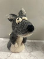 Filztier Wolf Filz Tier