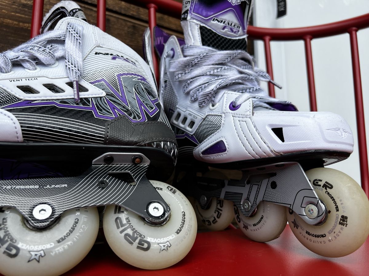 Mission Inline-Skating & Rollschuhe: Inline Skates Mission Inhaler length 5.5  Fit 2  – Gebraucht aus Niederstocken von Eleonore000 1