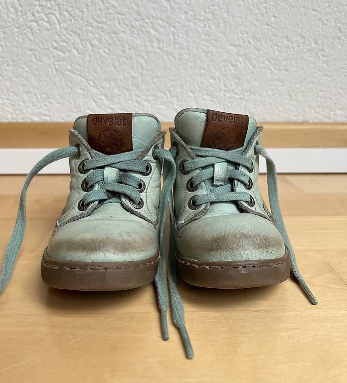 Schuhe für Jungen: Gr.24, Develab Leder Stiefelette mintgrün – Gebraucht aus Gattikon von AnnettFloh 3
