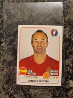 Andres Iniesta Euro Em 2016 Panini 363