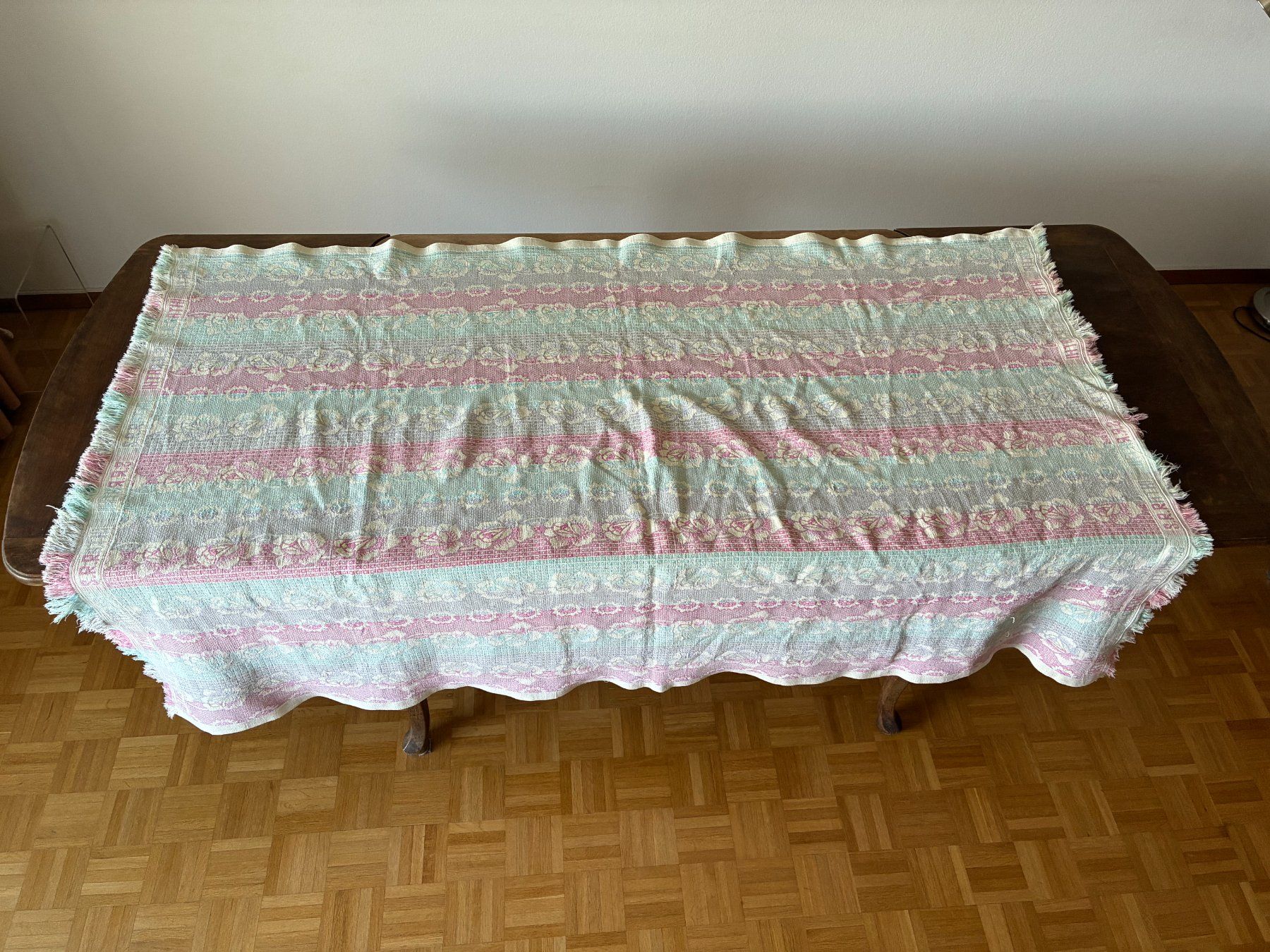 Coperte: vintage S.R.Rathi Baumwolle Decke – Usato da Dornach venduto da catshu