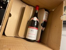 10 Flaschen Clos de Vougeot 1982 Geisweiler in Orig.Schachte