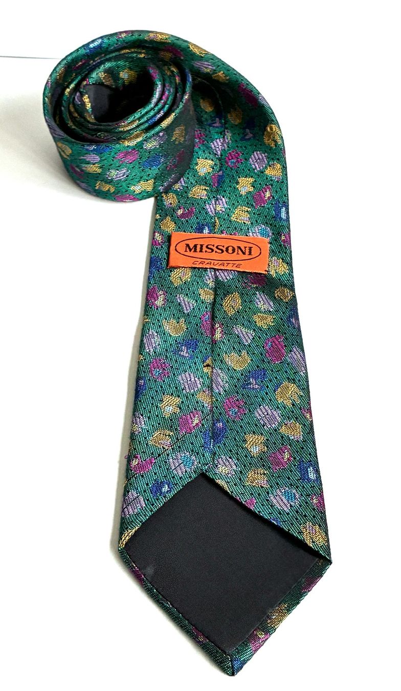 Missoni Krawatten: Vintage MISSONI Seidenkrawatte – Gebraucht aus Kloten von Nephty
