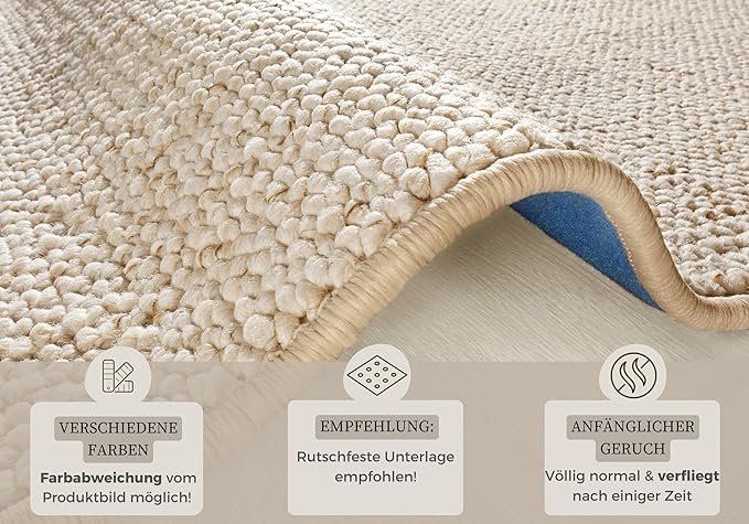 Tappeti: BT Carpet Wolly Teppich CHF 199-40% – Nuovo (secondo la descrizione) da Otelfingen venduto da Yvonne_Outlet 3