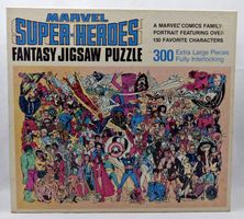 MARVEL SUPER HEROES 300 LARGE PIECES JIGSAW PUZZLE 1988