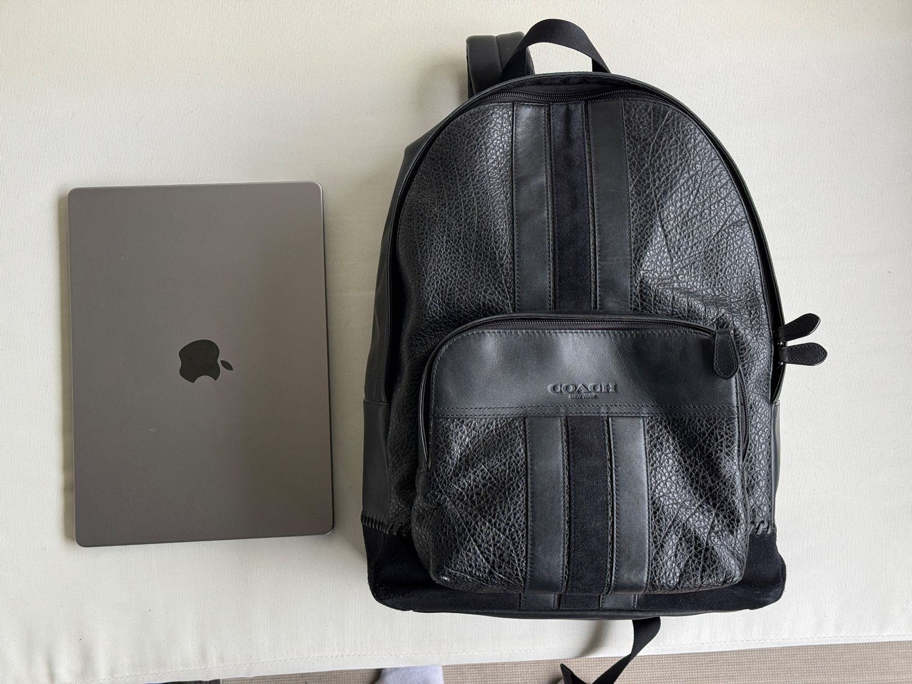 Coach Zaini: Coach Rucksack/Backpack Leder Schwarz - Super Zustand – Usato da Rotkreuz venduto da sventraeger 3