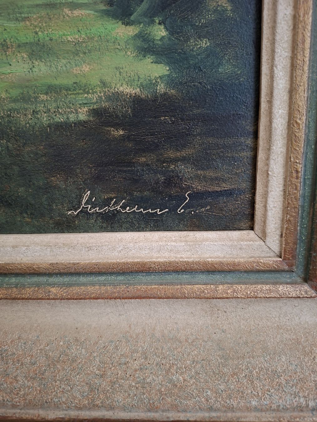 Tableaux: Ölgemälde Emil Diethelm – D'occasion à Langenbruck par xana1234 1