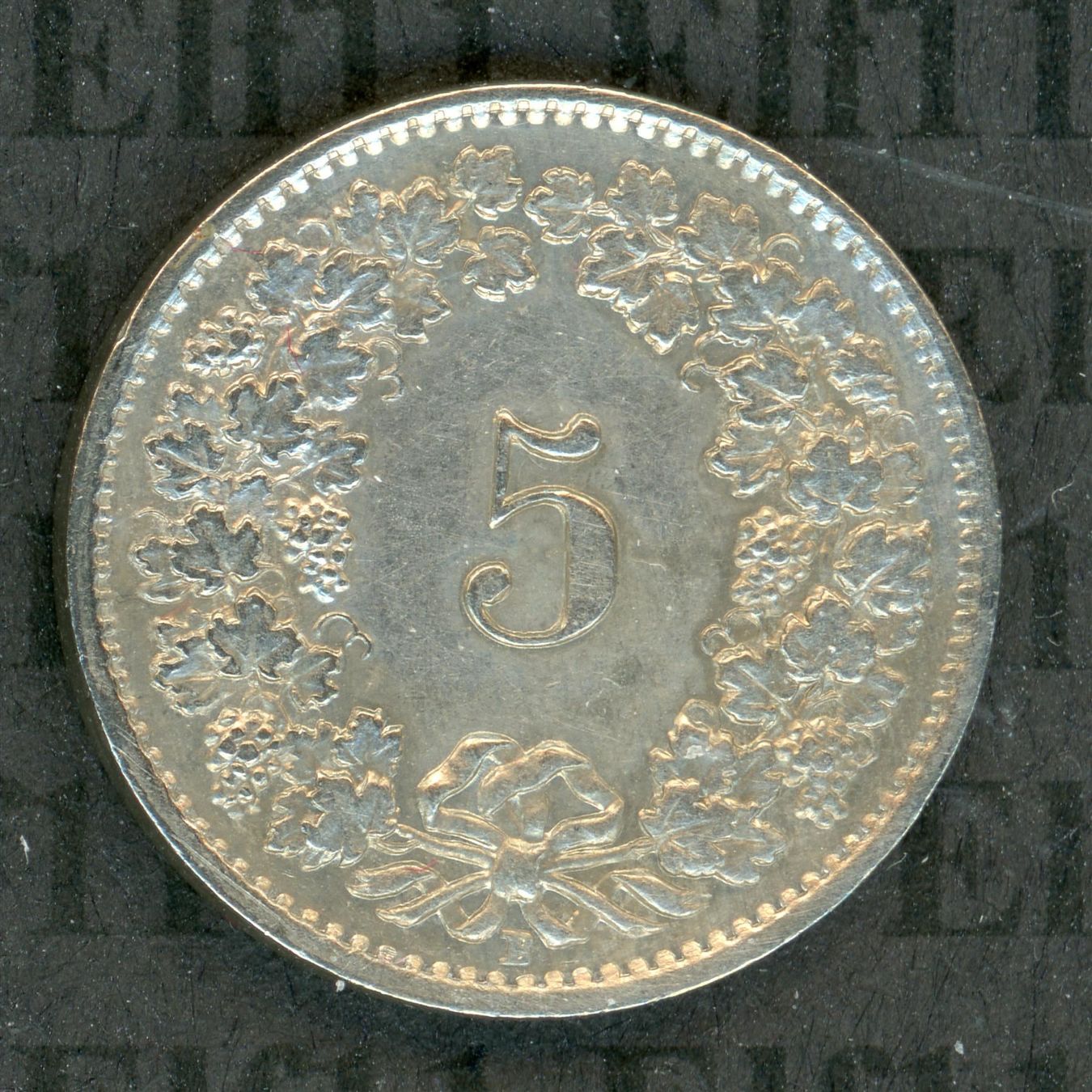 Tutti le monete: CHF___0.05 1957 vz-unz 5 Rappen – Usato da Widnau venduto da Elf11 1