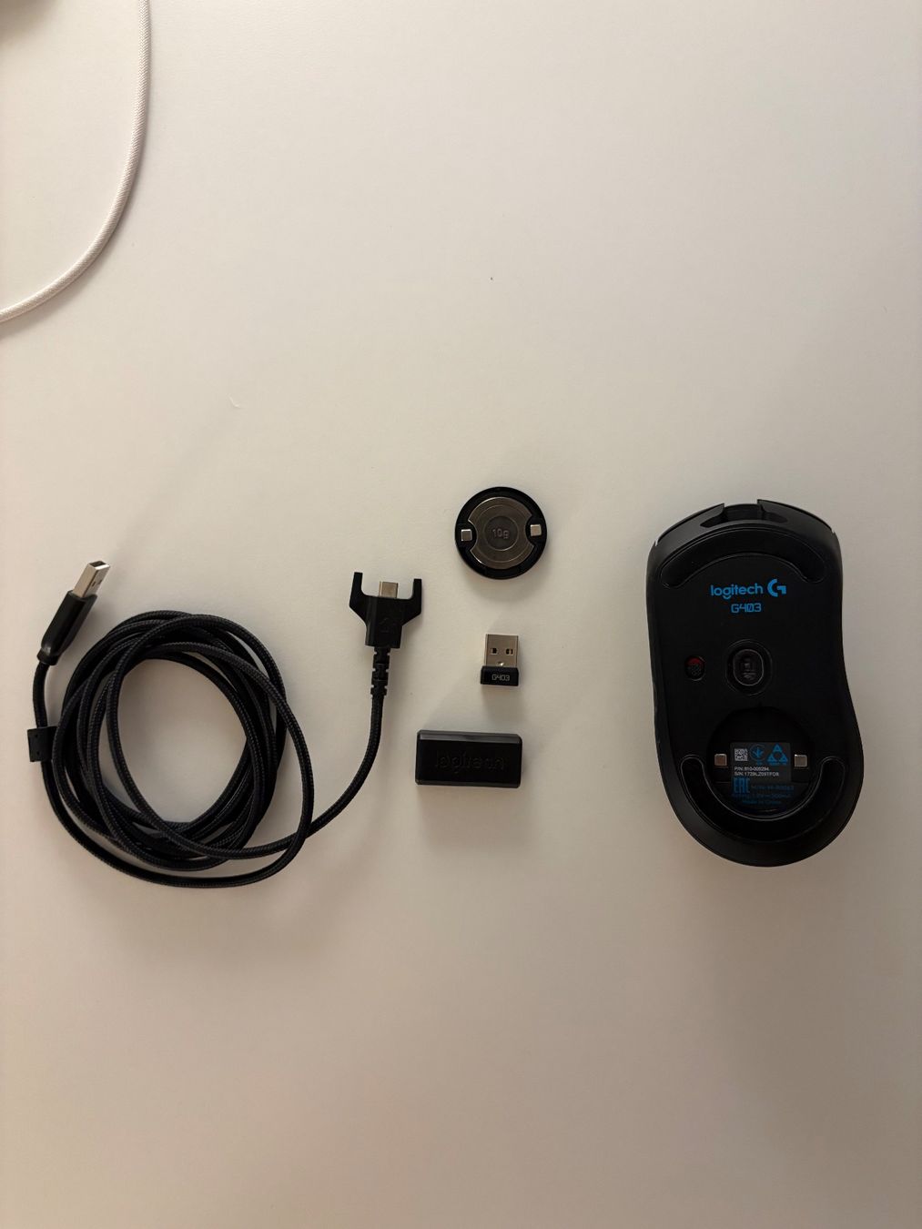 Logitech Mouse: Logitech G403 Wireless Gaming Maus – Usato da Möhlin venduto da dth_5mw9 2