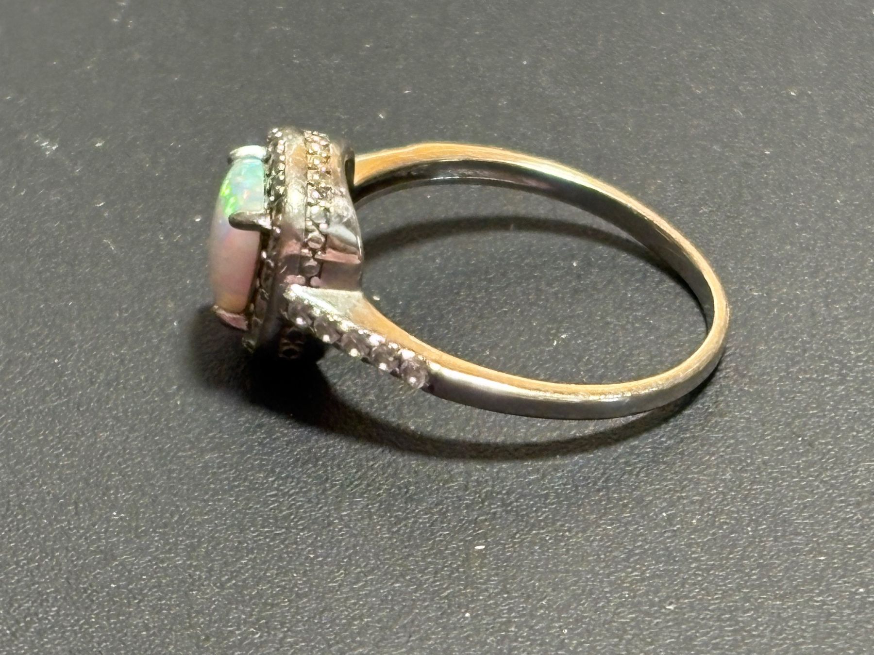 Anelli: Wunderbarer OPALRING 925 Silber Gr. 16 – Usato da St. Peterzell venduto da verena40 1