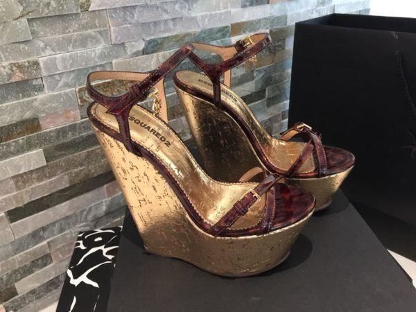Dsquared2 Damenschuhe: Neu DSQUARED2 Sandalen mit Plattform – Neu und originalverpackt aus Pratteln von Rbubi 2