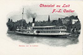 Genève   GE  -   Bateau à vapeur " GENÈVE "     ca. 1 9 0 0