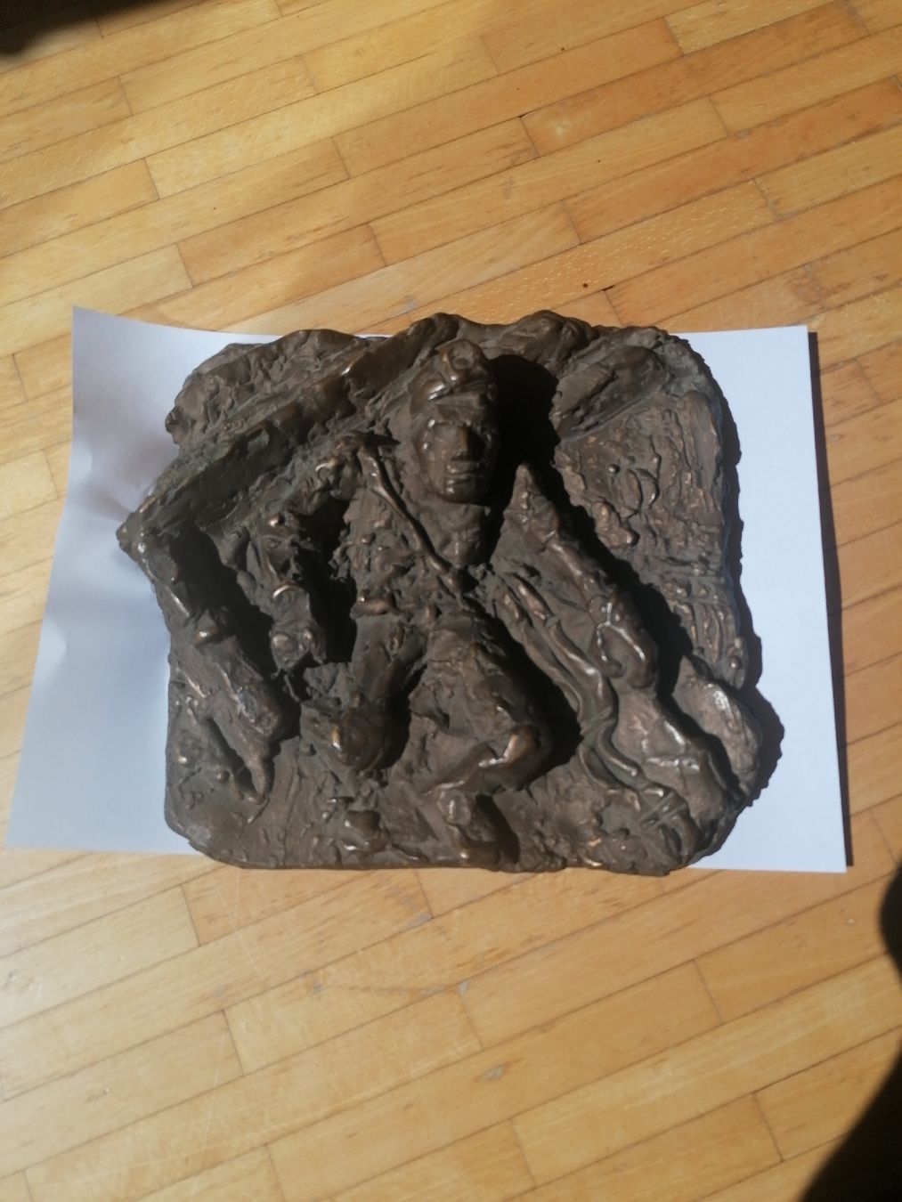 Sculture & Statue: Bas relief bronze unique - Scène de montagne – Usato da Bougy-Villars venduto da Vogue 2