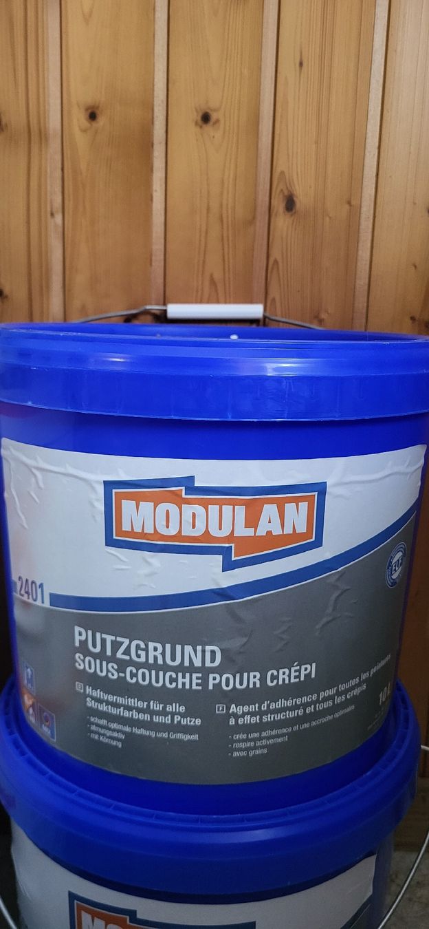 Altro per la casa: Modulan Putzgrund, neuwertig, 10 Liter-Eimer – Usato da Vulliens venduto da Meier-Riesen