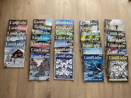 33 LandLiebe und 6 BergLiebe Zeitschriften