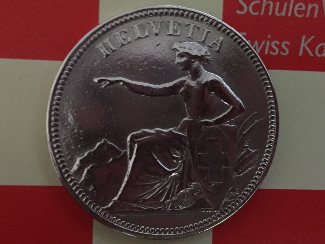 Tutti le monete: 5 Franken 1874B. ss+ mit Randfehler! – Usato da Elsau venduto da herbybay 3
