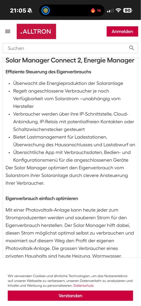 Componenti elettronici: Solar Manager Connect 2 mit Netzteil NEU. – Nuovo e nell'imballaggio originale da Arch venduto da Aga84 4