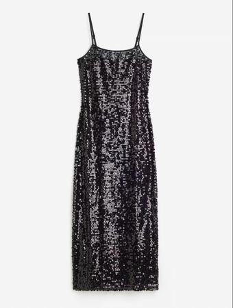 SLIPKLEID MIT PAILLETTEN