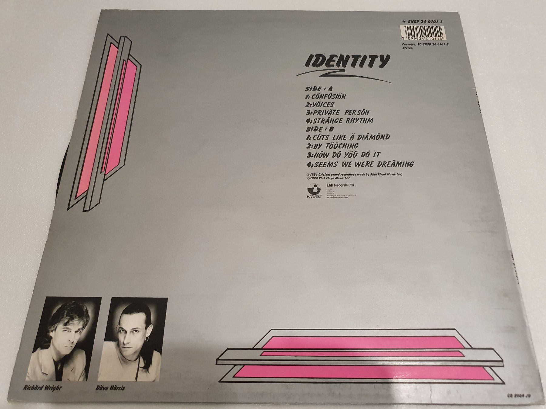 Dischi in vinile: Zee – Identity – Usato da Uster venduto da Vinyl-Leidenschaft 1