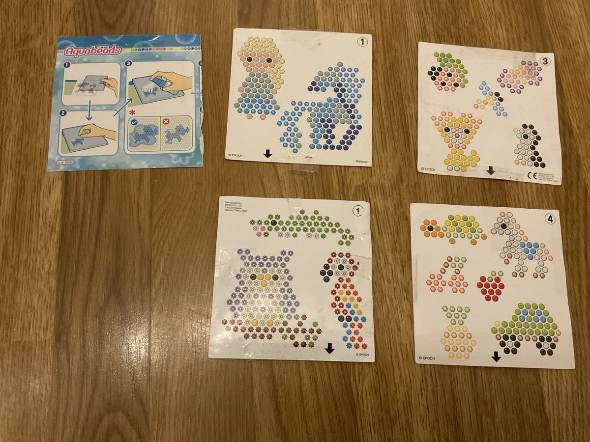 Aquabeads Kit bricolage: Aqua Beads Set mit Vorlagen - Bastelspass! – Usato da Jona venduto da Rubinrot 3