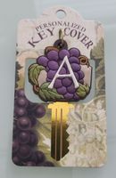 🍇 Schlüsselanhänger mit Initial A - Neu & Originell